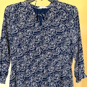 Down East classy preloved rose floral dress, worn once. Large.